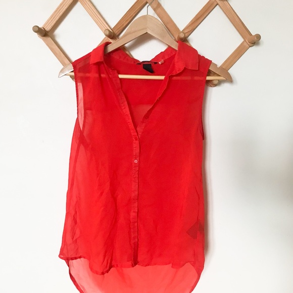 H&M Sheer Sleeveless Blouse - Picture 3 of 5